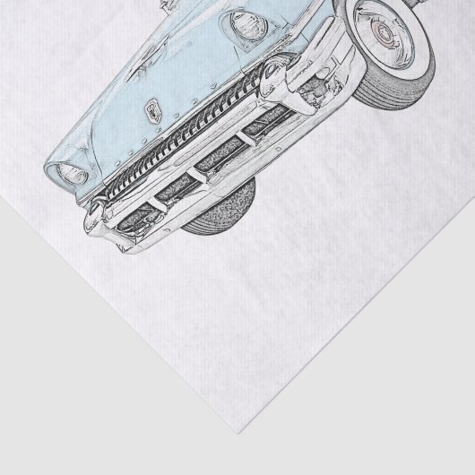 MERCURY MONTCLAIR 1955 TISSUEPAPIER (Detail)