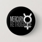 Mercury Retrograde Glyph Button (Voorkant)