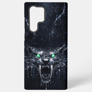 Mercury Sabretooth Groen Smaragd Ogen Glaciaal Samsung Galaxy Hoesje