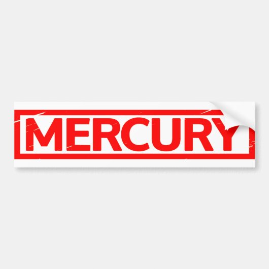 Mercury Stamp Bumpersticker (Voorkant)