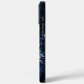 Mercury Wolf Blue Sapphire Eyes Glacial Case-Mate iPhone Case (Achterkant / Links)