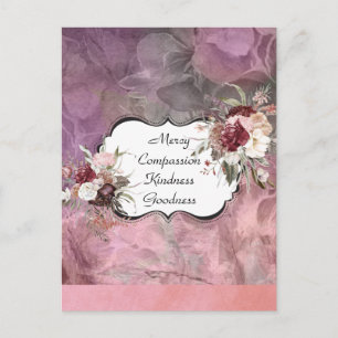 Mercy Compassion Floral Briefkaart Designer