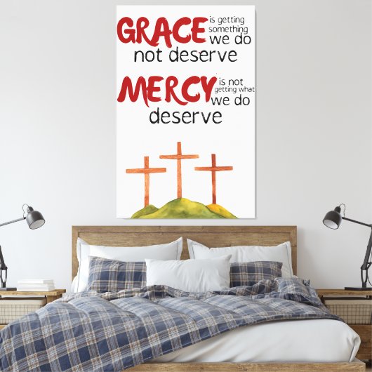 Mercy & Grace Canvas (Insitu (Slaapkamer))