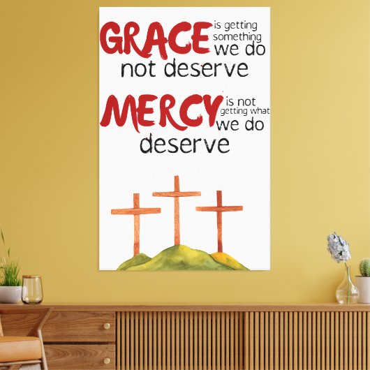 Mercy & Grace Canvas (Insitu (Woonkamer))