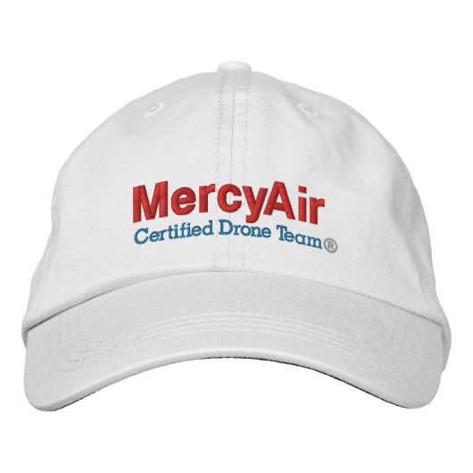 MercyAir-Pet Geborduurde Pet (Voorkant)