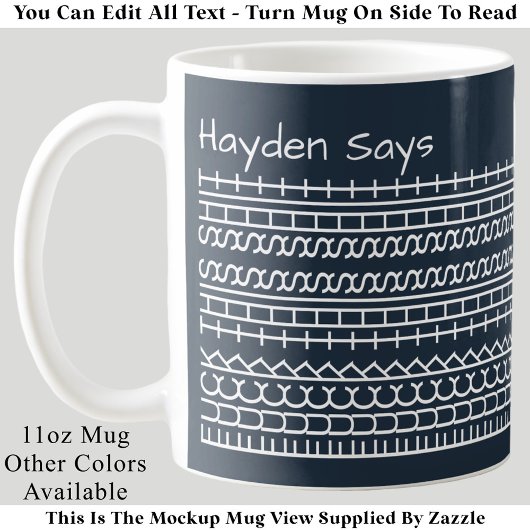 Merde, Ce Bordel - Message Caché 144WB Tasse Drôle