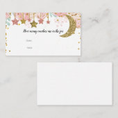 Merde d'or Combien de bonbons dans la carte de pot (Devant / Derrière)