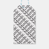 Merde étiquettes cadeaux pour danseurs de ballet - (Devant)