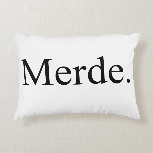 Merde kussen voor balletdansers - succes (Voorkant)