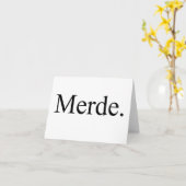 Merde notitiekaarten om balletdansers veel succes  (Gele Bloem)