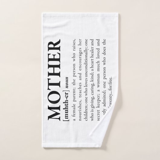 Mère (Serviette à main)