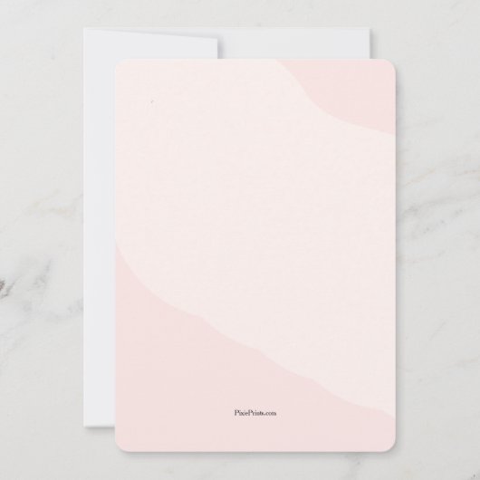 Mère à être bébé Douche Invitations (Dos)