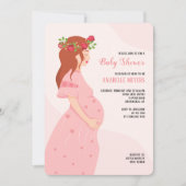 Mère à être bébé Douche Invitations (Devant)