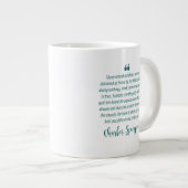 "Mère à l'école" JUMBO Mug avec Spurgeon Citation (Devant droit)