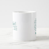 "Mère à l'école" JUMBO Mug avec Spurgeon Citation (Devant)