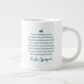"Mère à l'école" JUMBO Mug avec Spurgeon Citation (Droite)