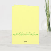 "Mère à mes petits-enfants" Carte de fête des mère (Dos)