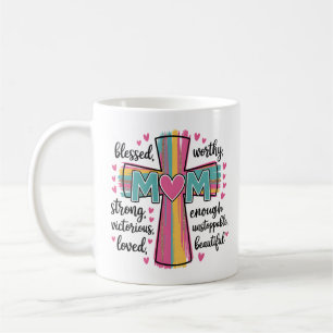 Mère adorée Mug Foi cadeau de la fête des mères