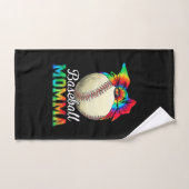Mère Art Baseball Momma Anniversaire (Serviette à main)