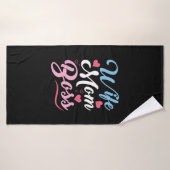 Mère Art Femme Maman Boss (Serviette de bain)