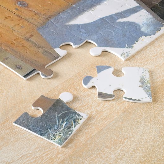 Mère Avec Bébé Puzzle de chèvre (Côté)