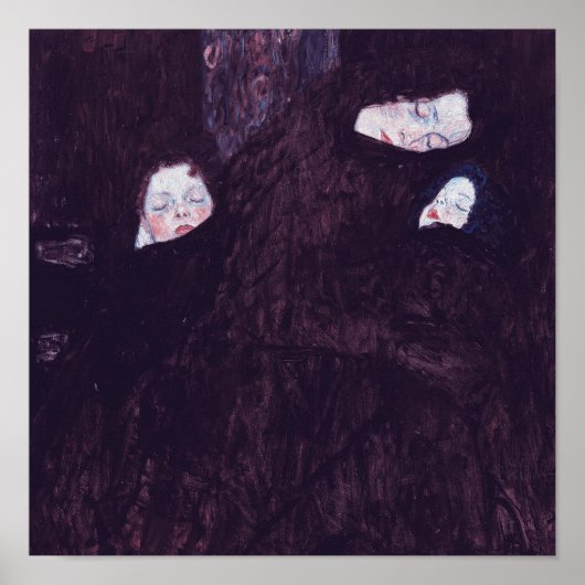 Mère avec deux enfants tableau de Gustav Klimt (Devant)