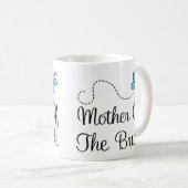 Mère bleue de mariage de papillon de la tasse de (Devant droit)