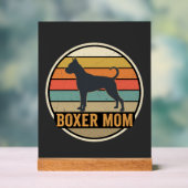 Mère Boxer Rétro Coucher de soleil Chien (Neutre)