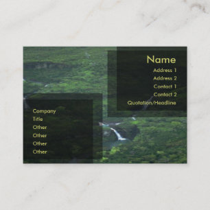 Mère Carte de visite de la nature