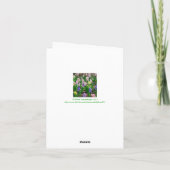 "Mère carte du jour de mère à mes petits-enfants" (Dos)