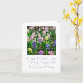 "Mère carte du jour de mère à mes petits-enfants" (Fleur jaune)