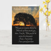 Mère Carte Sympathie Belle Chêne Arbre Nature (Fleur jaune)