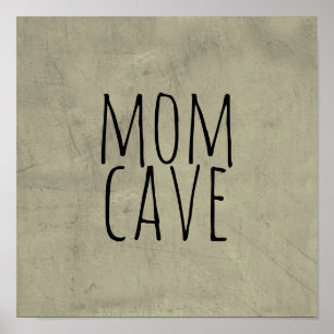 mère cave citation poster art