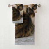 Mère Chat aime les mignons Bébé Kitten Animal Anim (En situation)