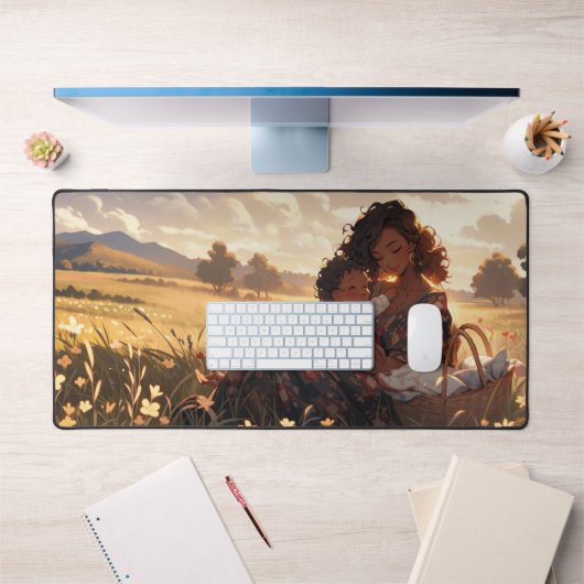 Mère d'Anime dans la prairie matinale (Bureau 1)