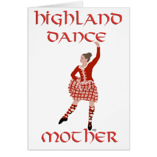 Mère danseuse Highland - Rouge