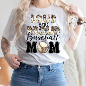 Mère De Baseball Et De Fort, T-shirt De Baseball