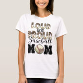 Mère De Baseball Et De Fort, T-shirt De Baseball (Devant)