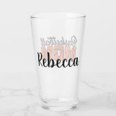 Mère de basket-ball et nom Verre (Dos)