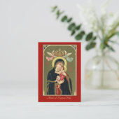 Mère de carte sainte de Jésus de bébé perpétuel (Debout devant)