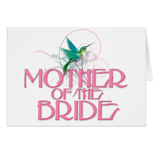 Mère de colibri de la jeune mariée (Devant horizontal)