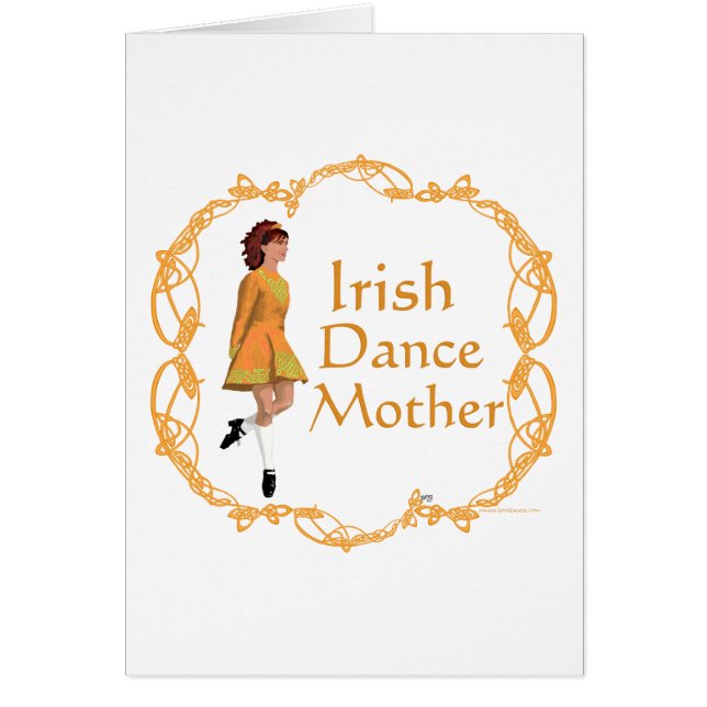 Mère de danse à claquettes irlandaise - Or (Devant)