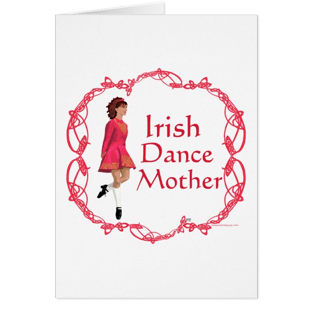 Mère de danse step Irlandaise - Rouge (Devant)