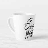 Mère de football Latte Coffee Mugs (Angle gauche)