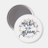 Mère de la calligraphie Mariage Groom | Magnet (Recto/Verso)