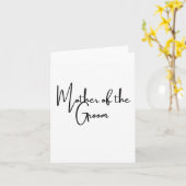 Mère de la carte du marié (Fleur jaune)