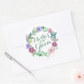 Mère de la chambre Élégant Sticker Mariage Floral (Enveloppe)