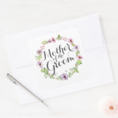 Mère de la chambre Élégant Sticker Wreath Sticker (Enveloppe)