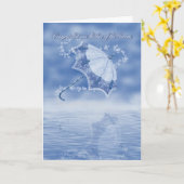 Mère de la chambre Félicitations carte avec flux (Fleur jaune)