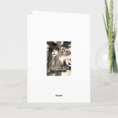 Mère de la chambre Félicitations carte avec flux (Dos)